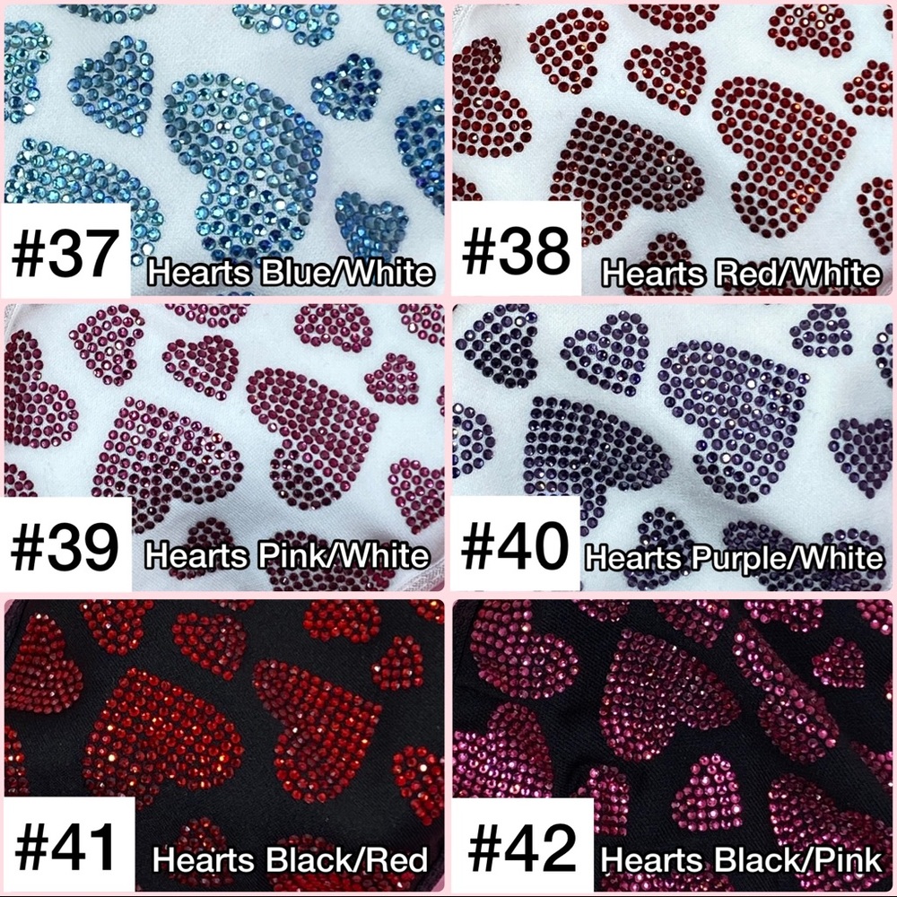 Spread the Love ( 3 Set ) Crystal Face Masks - Picture 8 of 12